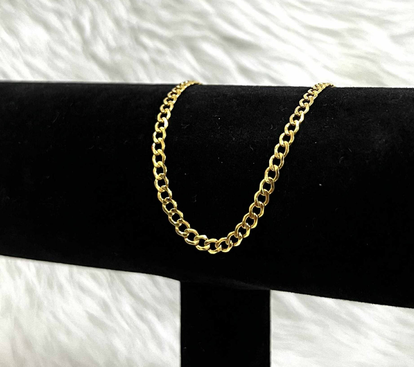 WG03770 B 18k Saudi Gold Bracelet 7.5" 2.34g