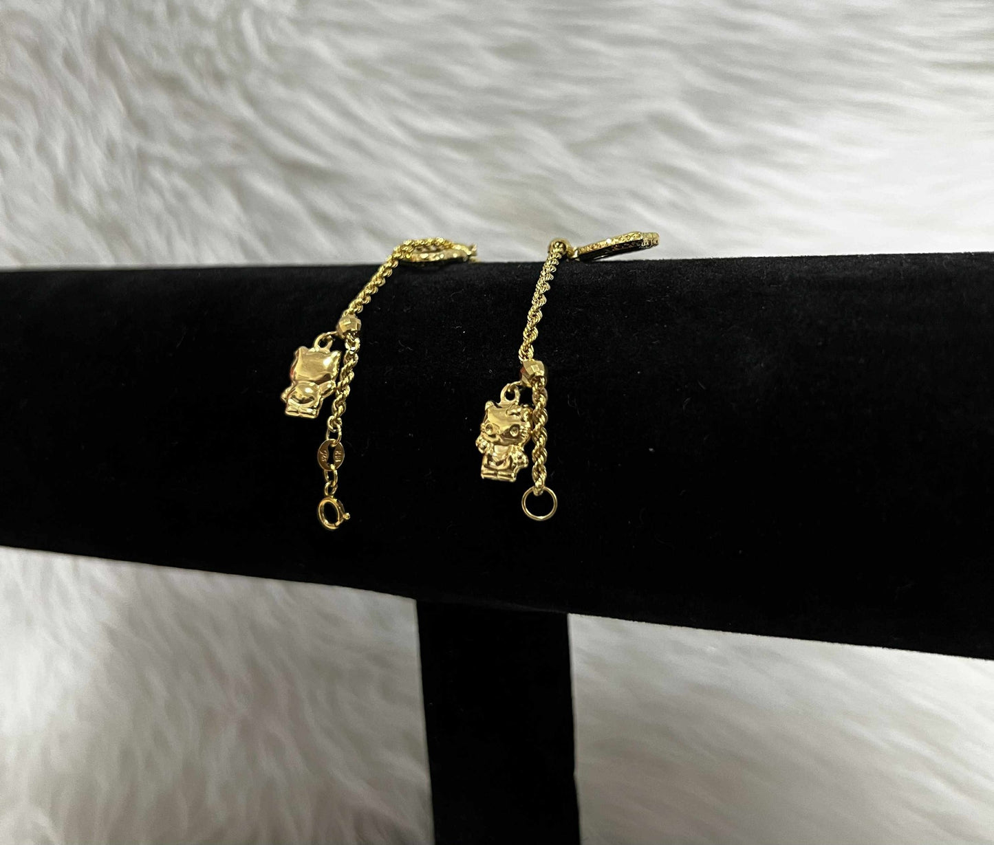 WG03772 B 18k Saudi Gold Bracelet 7" 3.78g