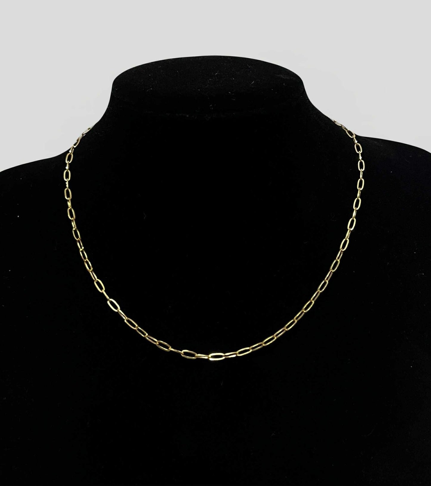 WG03781 N 18k Saudi Gold Necklace 18" 2.97g