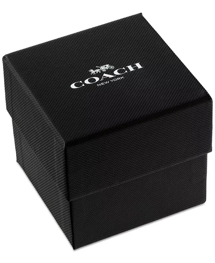 COACH Unisex Elliot Blue Stainless Steel Mesh Bracelet Watch 41mm