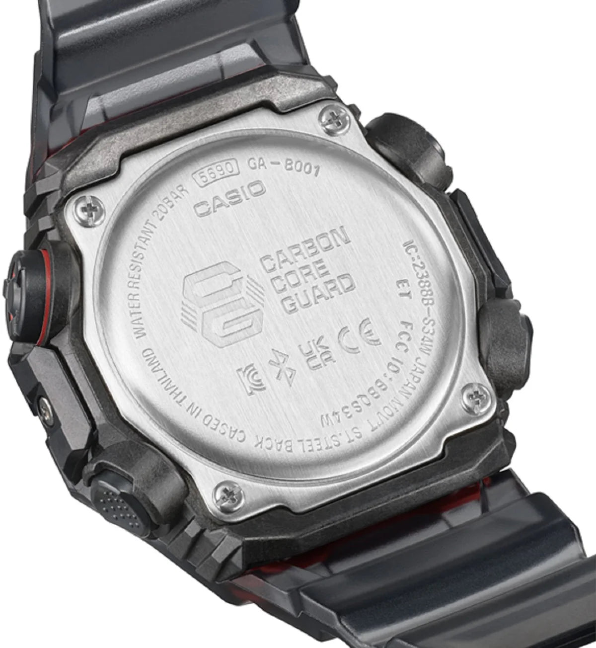 Casio G-shock GA-B001G-1A Digital Analog Rubber Strap Watch For Men