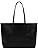 Lacoste Reversible Tote with Pouch Black/Beige