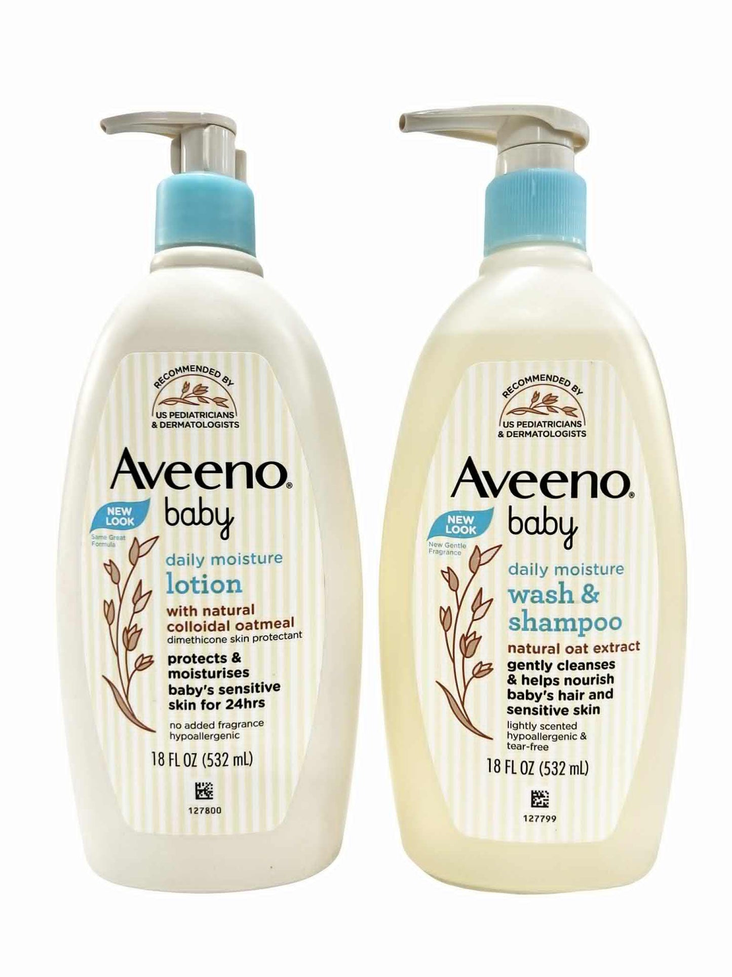 Aveeno Baby lotion, wash & shampoo bundle 532ML
