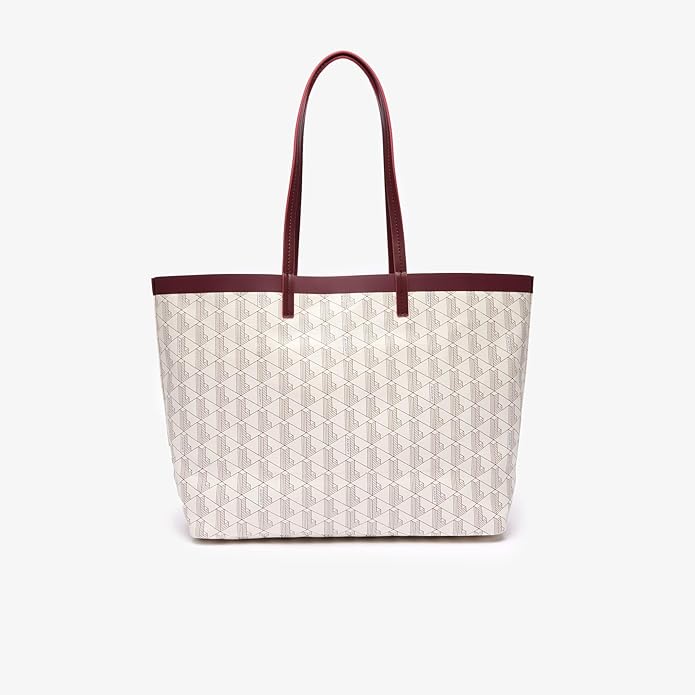 Lacoste Holiday Coated Campus Monogram Tote Bag