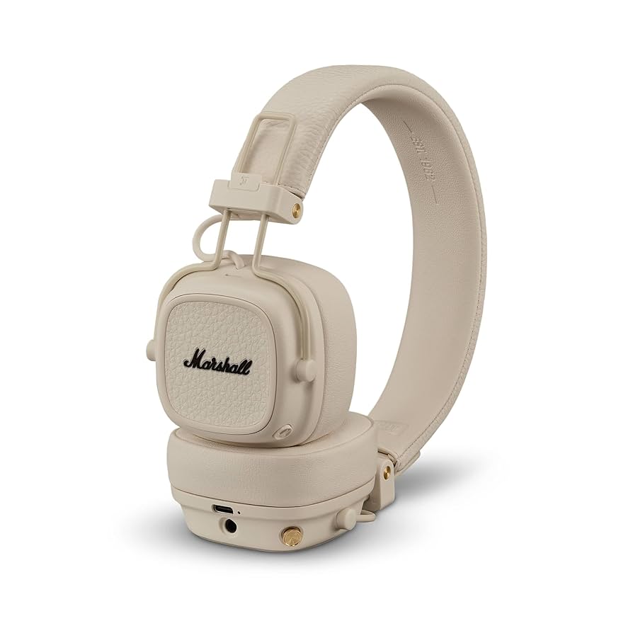 Marshall Major V Bluetooth Headphones (Cream)