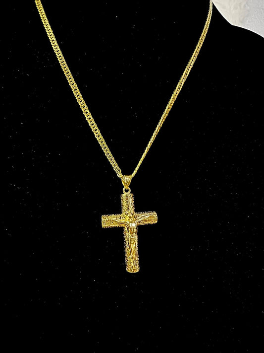WG02847 N, 18k Saudi Gold Necklace – 10.71 grams