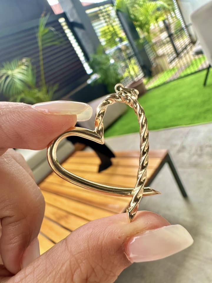 18k Saudi Gold Pendant – 1.56 grams