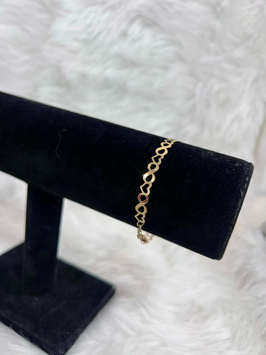 WG03278 B, 18k Saudi Gold Bracelet – 1.87 grams
