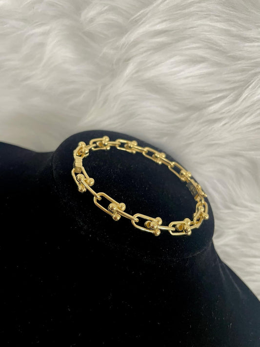 WG03290 B, 18k Saudi Gold Bracelet – 14.45 grams