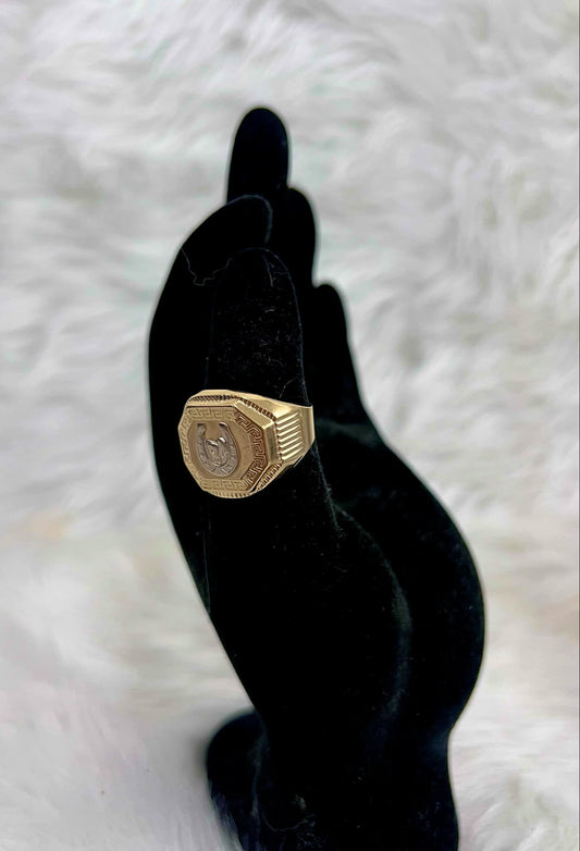 WG03299 R, 18k Saudi Gold Ring – 6.83 grams