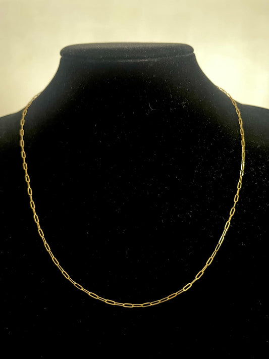 18k Saudi Gold Necklace – 1.51 grams