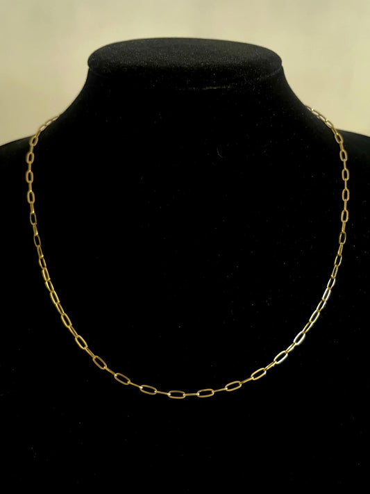 18k Saudi Gold Necklace – 3.27 grams