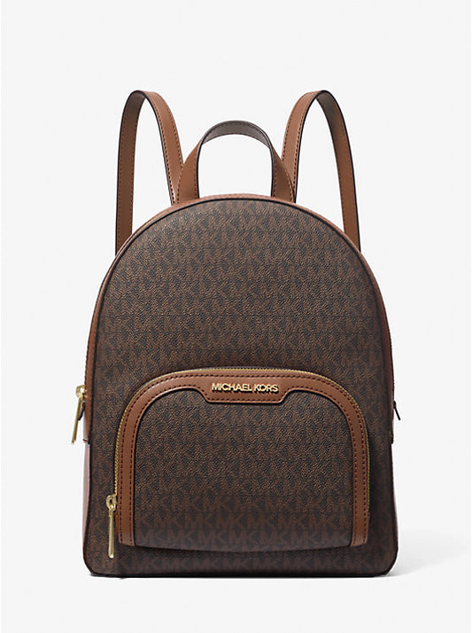 MK Jaycee Medium Logo Backpack Vanilla Bag