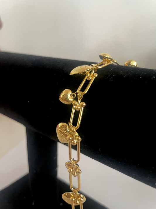 WG03388 B, 18k Saudi Gold Bracelet – 6.01 grams