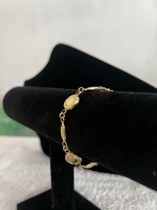 WG03509 B, 18k Saudi Gold Bracelet – 10.26 grams
