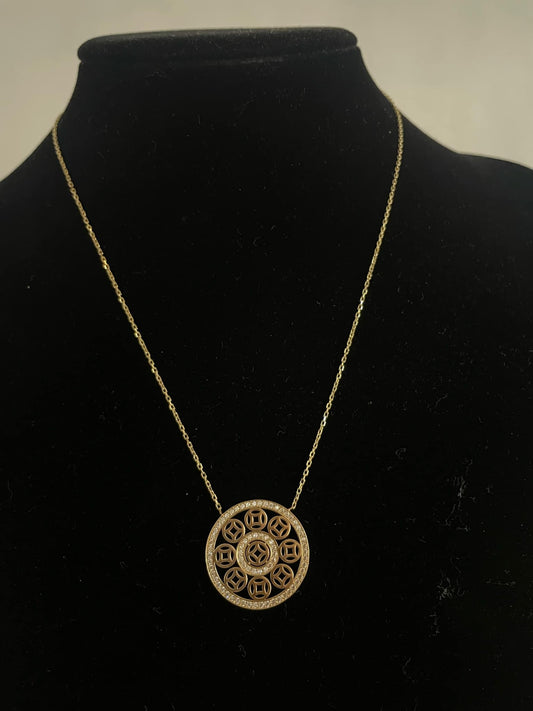 18k Saudi Gold Necklace – 5.98 grams