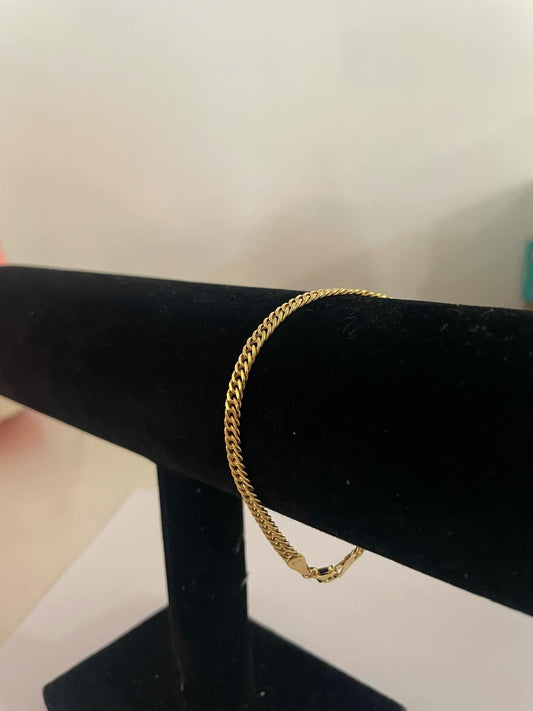 WG03377 B, 18k Saudi Gold Bracelet – 3.68 grams