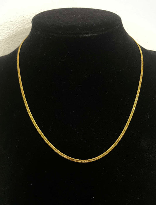 WG03477 N 18k Saudi Gold Necklace – 5.45g