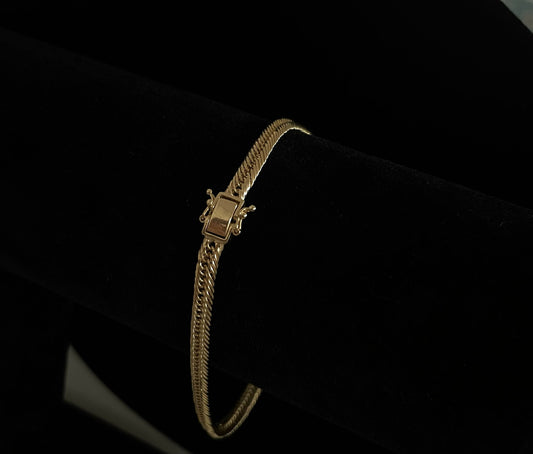 CM00006 18k Saudi Gold Bracelet - 8", 4.17g