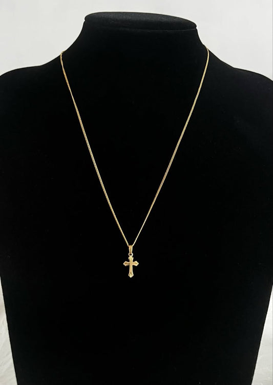 WG003681 18k Saudi Gold Necklace - 20" 1.82g