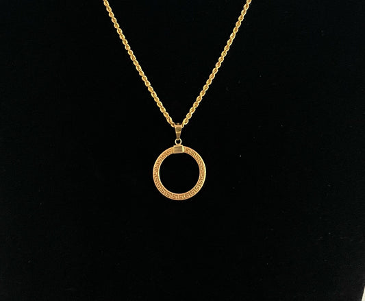 WG003656 18k Saudi Gold Necklace - 20" 2.67g