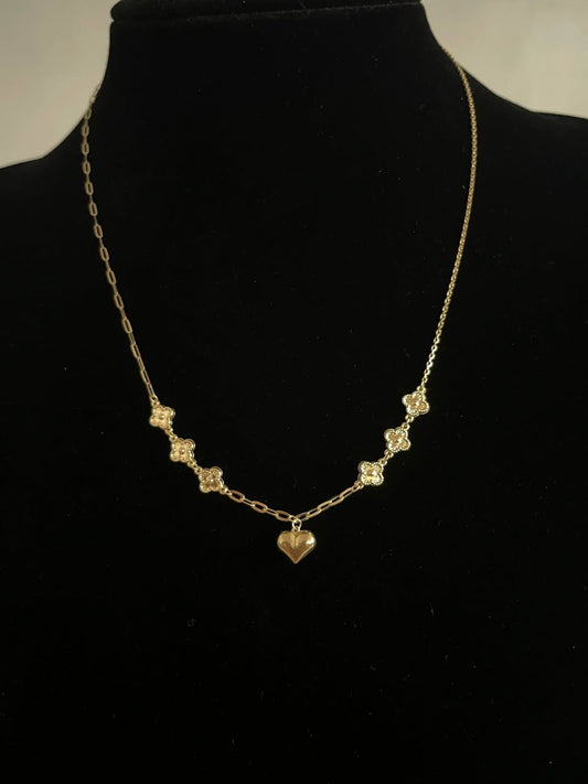 WG003676 18k Saudi Gold Necklace - 17.5-19" 3.35g