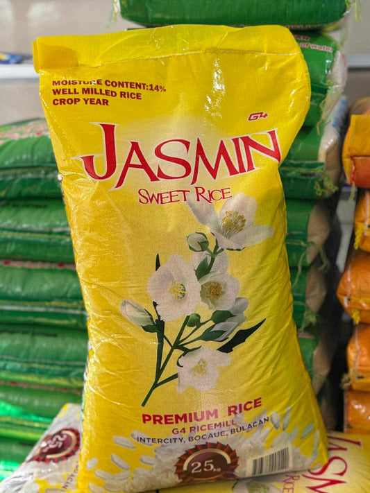 Jasmin Sweet Premium Rice 25kg (Yellow Dinurado)