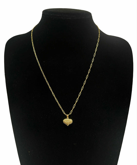 CM00025 N 18k Saudi Gold Necklace 20" 2.42g