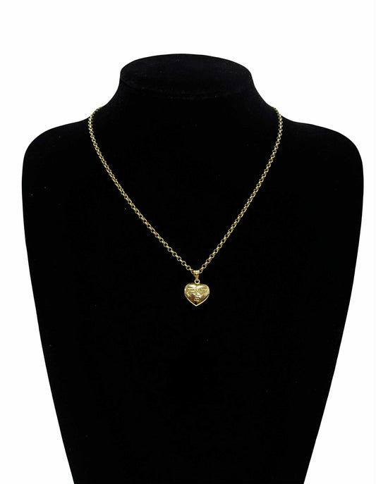 CM00029 N 18k Saudi Gold Necklace 18" 6.02g