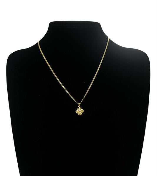 CM00031 N 18k Saudi Gold Necklace 18" 2.70g