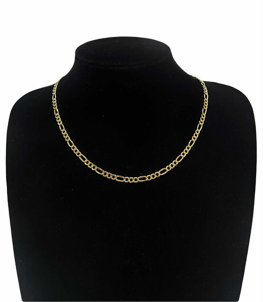 CM00034 N 18k Saudi Gold Necklace 18" 7.40g