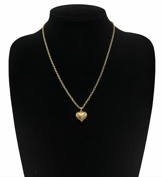CM00035 N 18k Saudi Gold Necklace 18" 4.96g