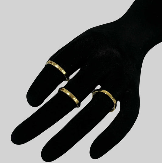 CM00038 R 18k Saudi Gold Ring s 6.8 .62g