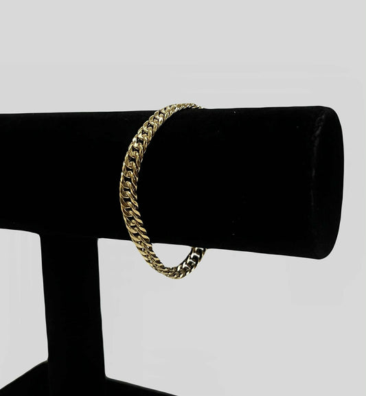 CM00068 B 18k Saudi Gold Bracelet 7.5" 4.47g
