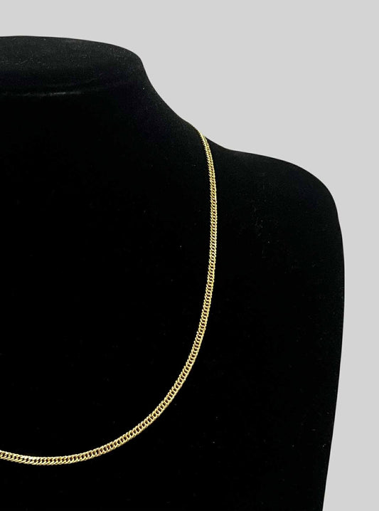 CM00078 N 18k Saudi Gold Necklace 20" 4.60g