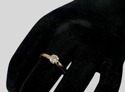 CM00082 R 18k Saudi Gold Ring  s. 7 1.01g