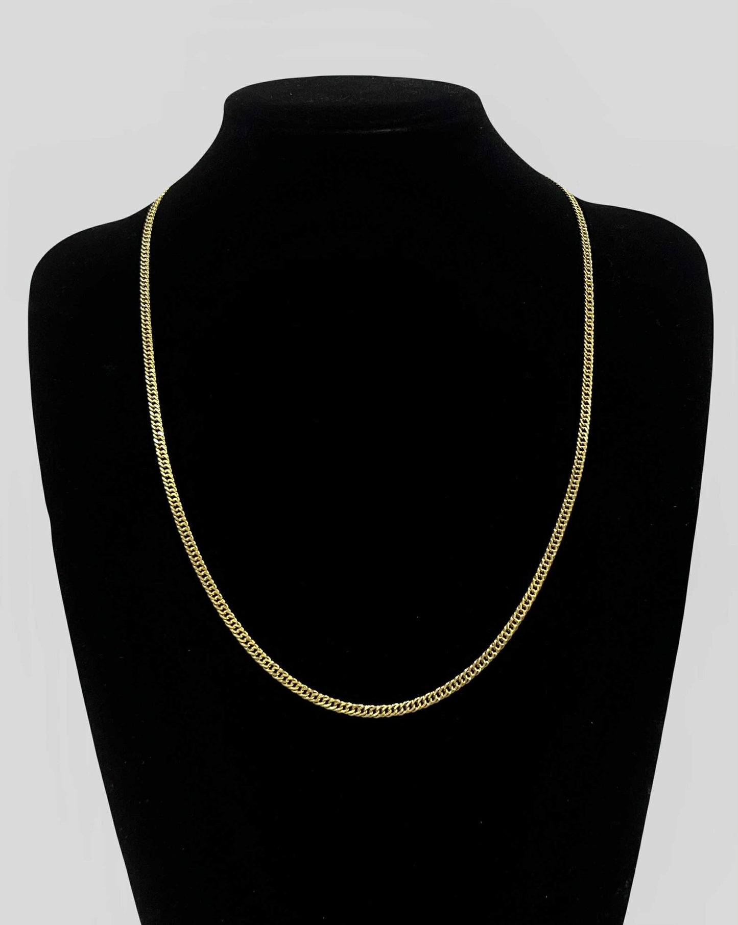 CM00083 N 18k Saudi Gold Necklace 23.5" 6.94g