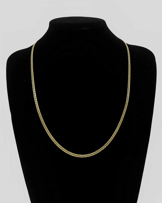 CM00083 N 18k Saudi Gold Necklace 23.5" 6.94g