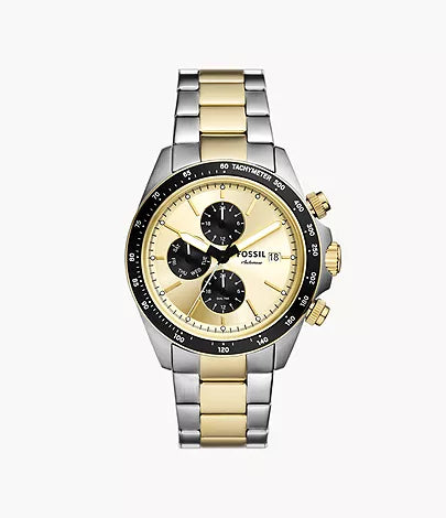 Fossil Autocross Multifunction Two-Tone Stainless Steel Watch