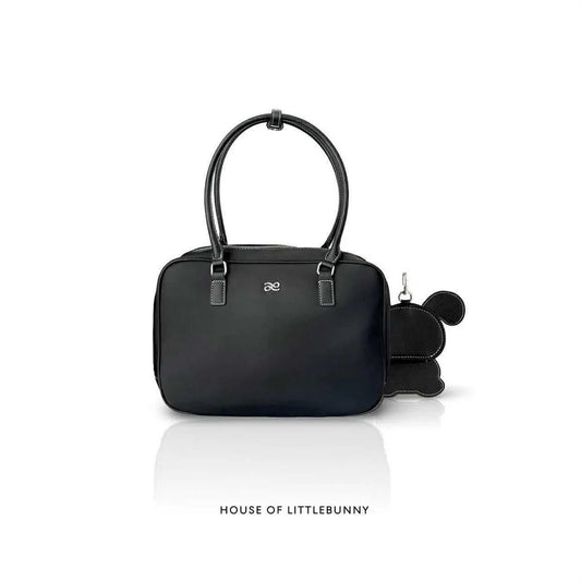 House of Little Bunny Lulu Nylon Large with free Wallet (Black)