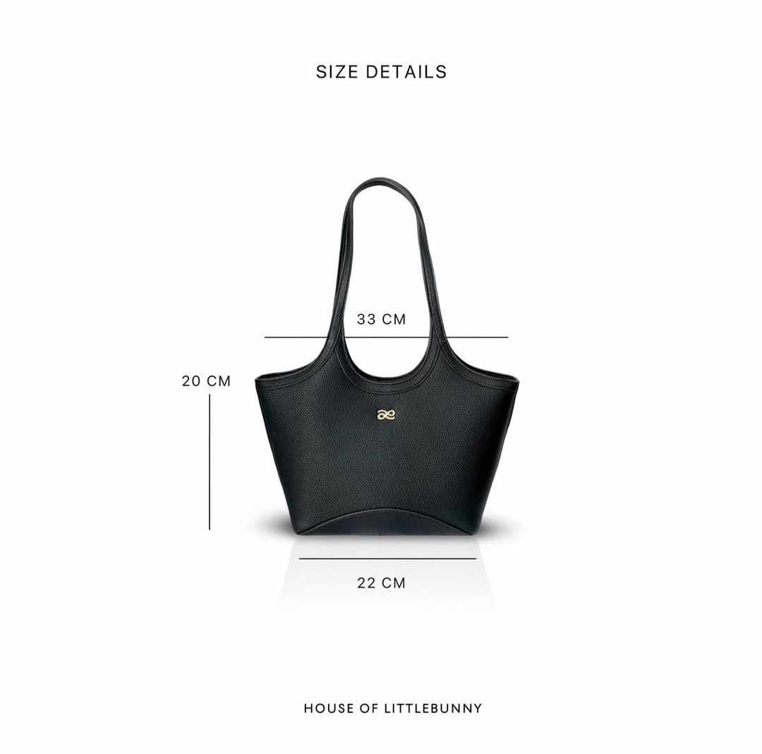 House of Little Bunny Soleil Medium Black