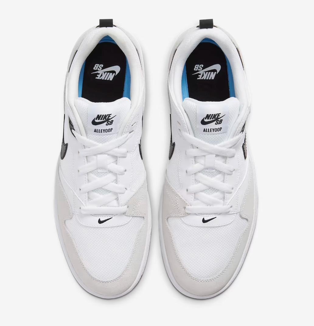 Nike SB Alleyoop (White/Black) Sizes 9, 9.5, and 10 Shoes