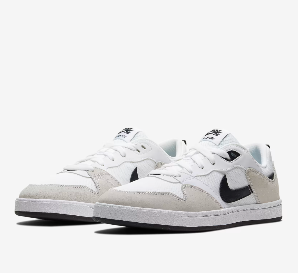 Nike SB Alleyoop (White/Black) Sizes 9, 9.5, and 10 Shoes
