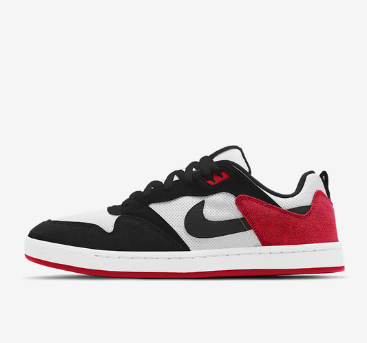 Nike SB Alleyoop (White/Red/Black) Size 12 Shoes