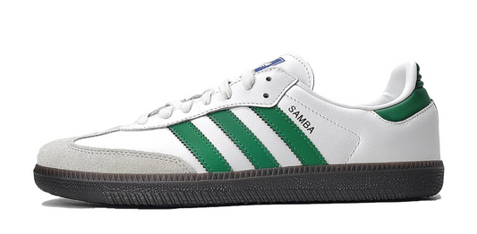 Adidas Samba (White/Green) Size 9 Shoes
