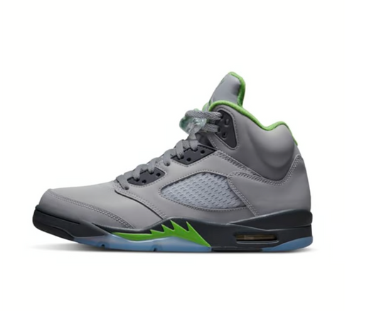 Air Jordan 5 Retro (Grey/Green) Size 7 and 10 Shoes