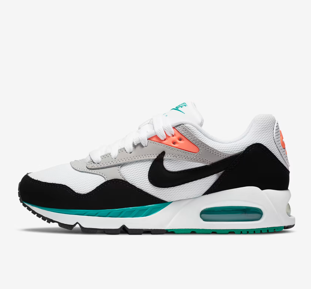 Nike Air Max Correlate (White/black/green) Size 6.5, 7, and 8 Shoes