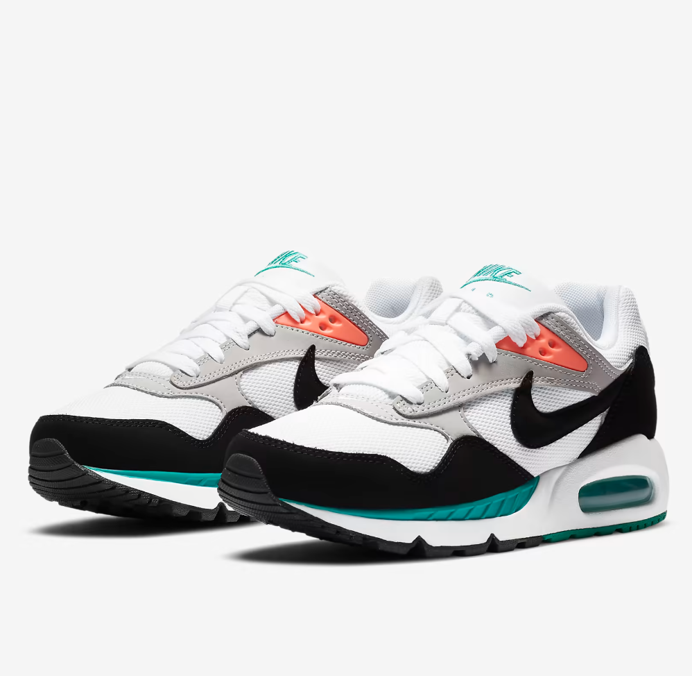 Nike Air Max Correlate (White/black/green) Size 6.5, 7, and 8 Shoes
