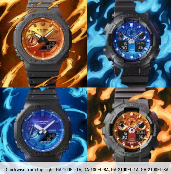 Casio G-shock GA-2100FL-8A Watch