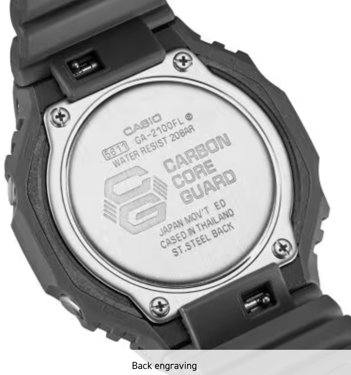 Casio G-shock GA-2100FL-8A Watch